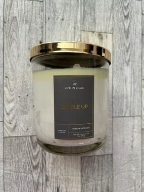 Life in Lilac "Saddle Up" Amber & Patchouli Candle